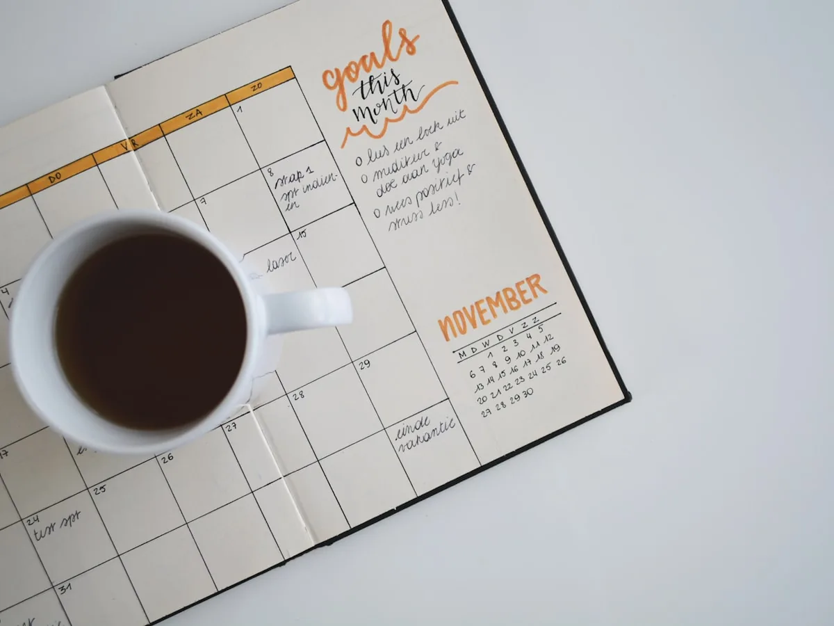 Pre-populated 90-day social media calendar view