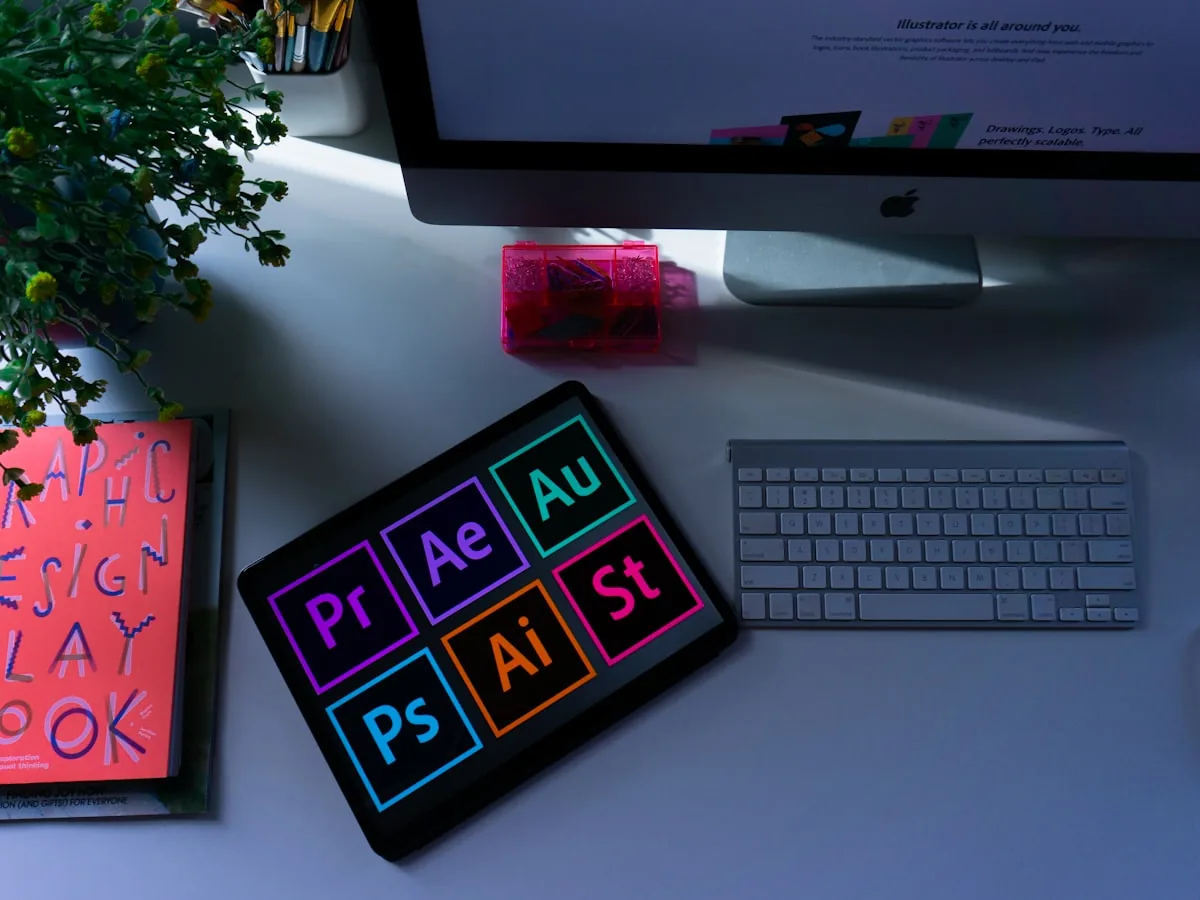 Branded social media post templates in a designer interface